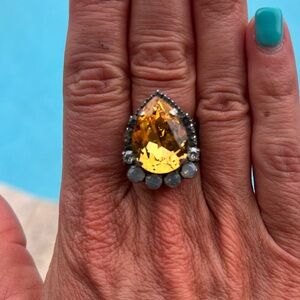 💞Gorgeous Sorrelli Pear Shaped Cocktail Ring 💞